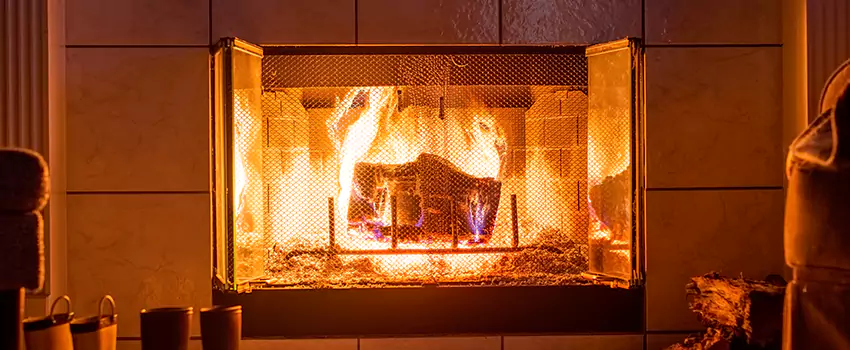 Mendota Hearth Landscape Fireplace Installation in Hamilton, Ohio
