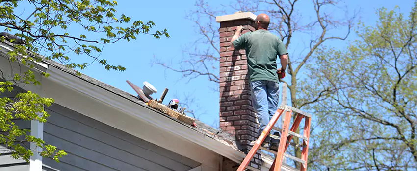 Vinyl and PVC Chimney Flashing Installation in Hamilton, OH