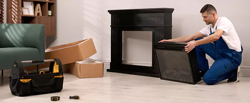 Old Rusted Metal Fireplace Repair And Replacement in Hamilton, OH